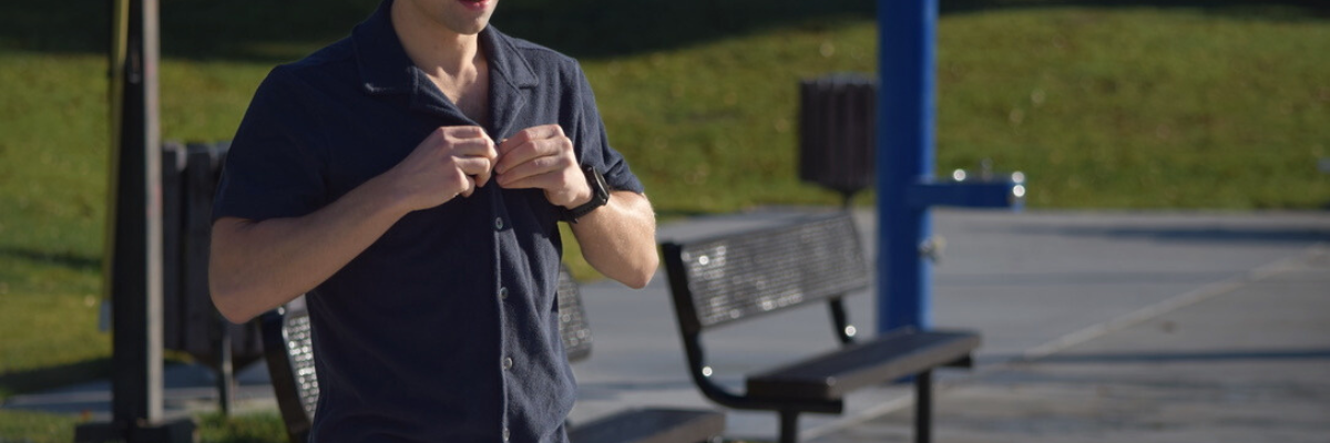 terry cloth cotton shirt