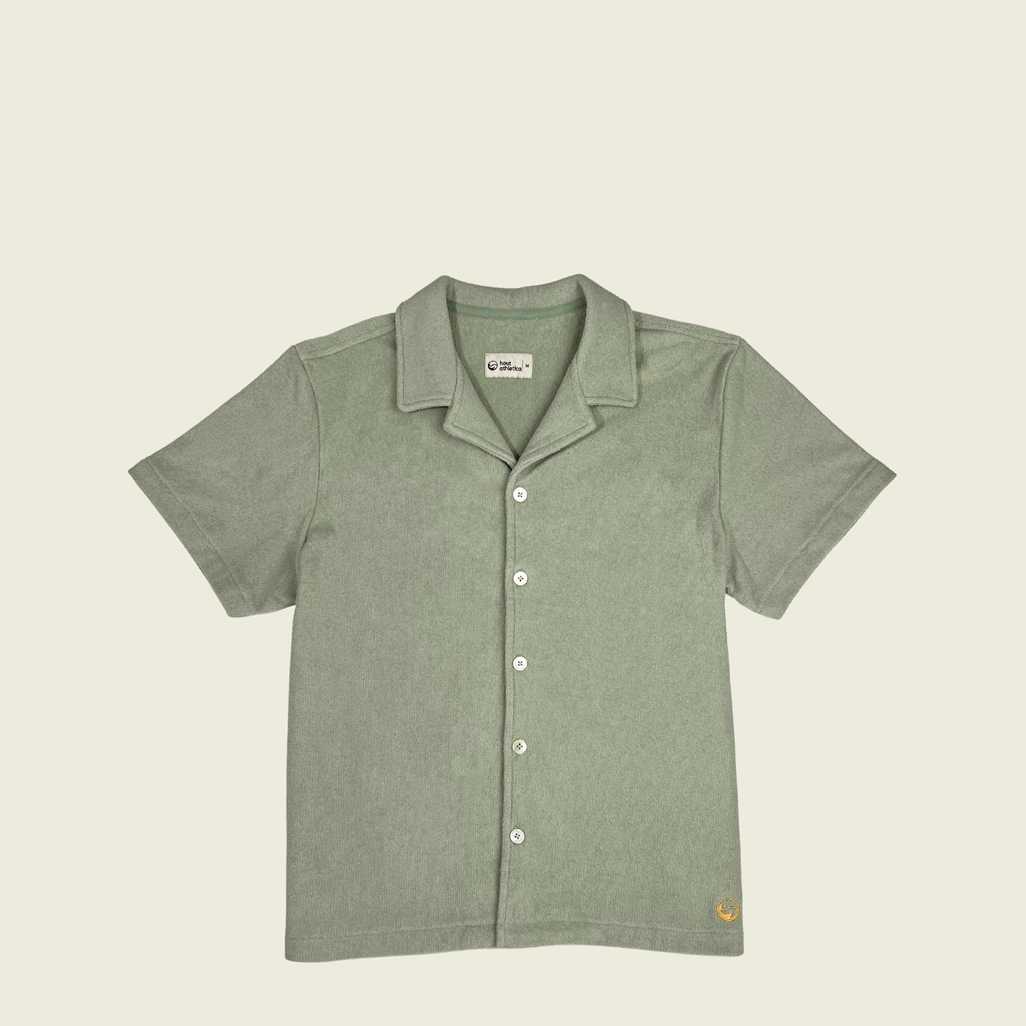 Sage Toweling Terry Cabana Shirt