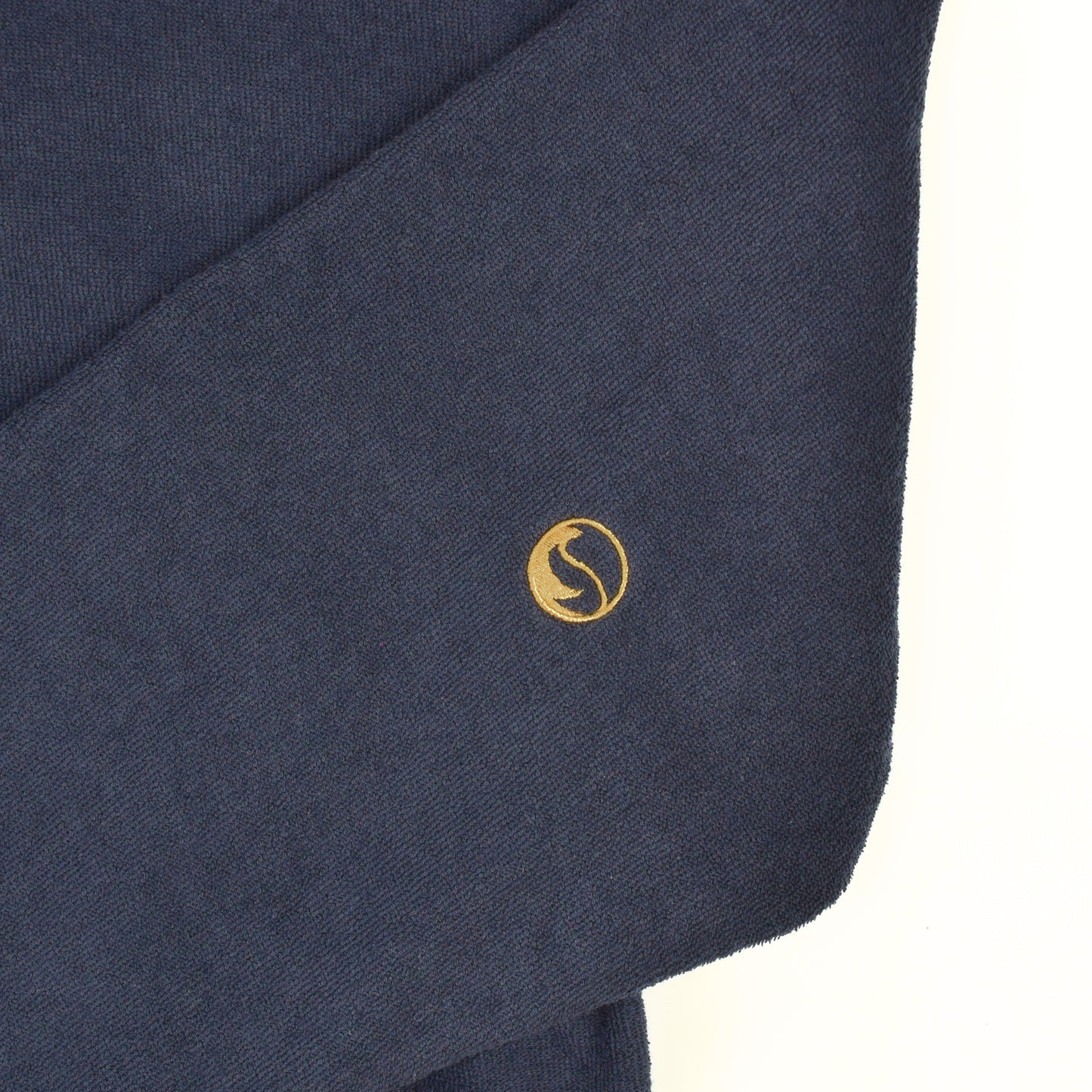 Navy Terry Unisex Hoodie