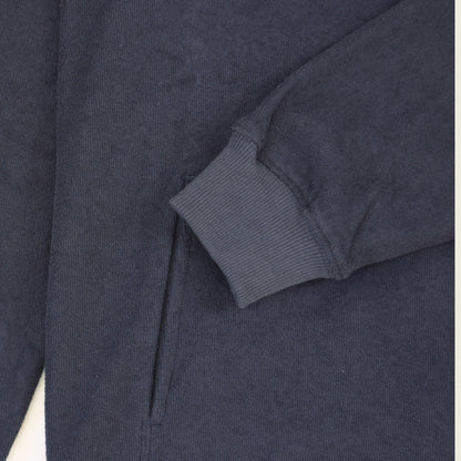 Navy Terry Unisex Hoodie