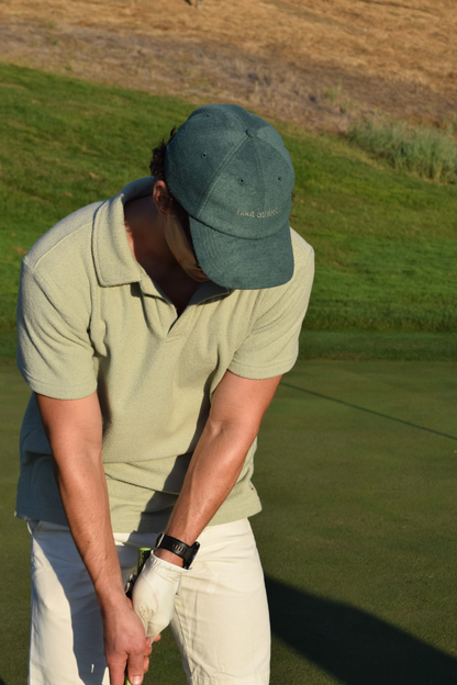 Sage Toweling Terry Polo